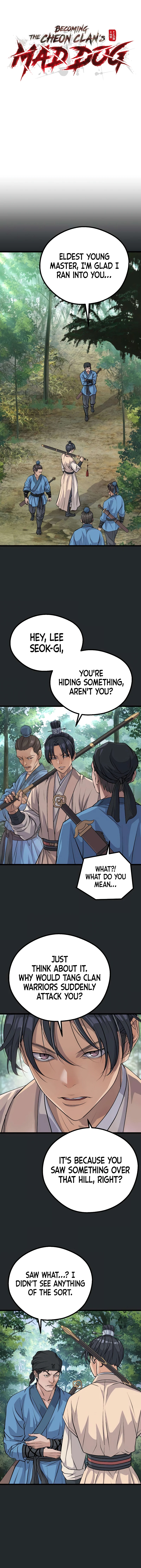 Becoming the Cheon Clan's Mad Dog Chapter 13 page 2