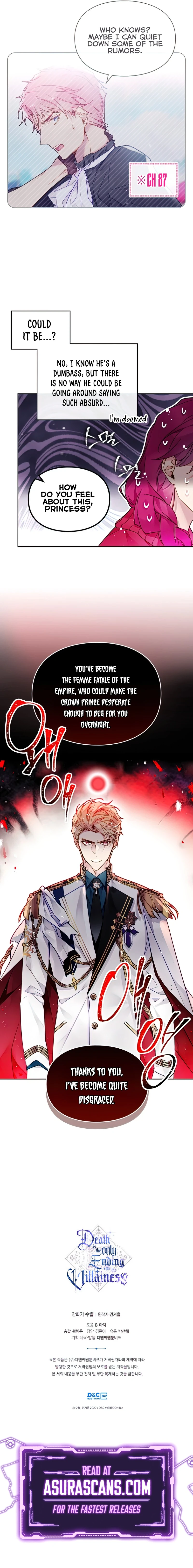 Death Is the Only Ending for the Villainess Chapter 99 page 7