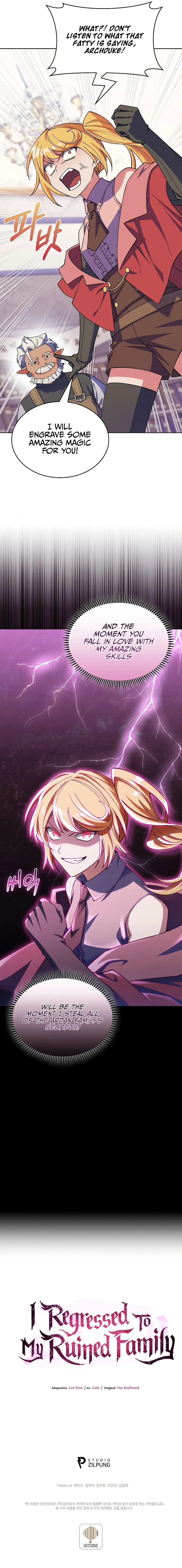 I Regressed to My Ruined Family Chapter 38 page 12