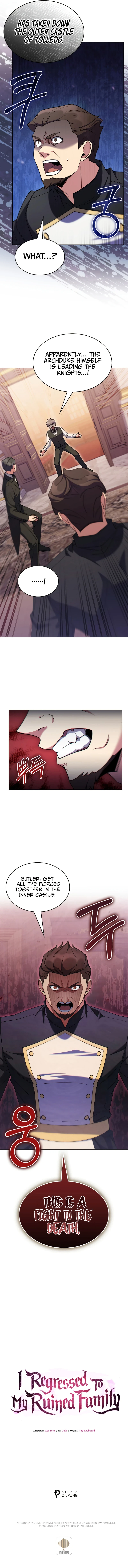I Regressed to My Ruined Family Chapter 54 page 12