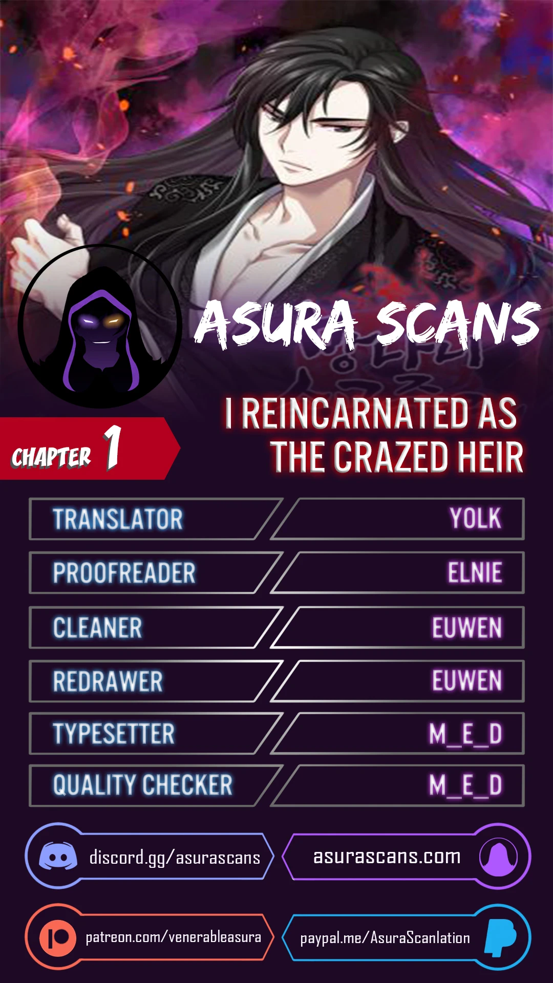 I Reincarnated As The Crazed Heir Chapter 1 page 19