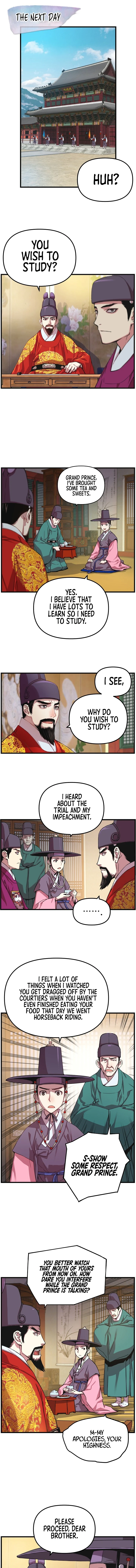 I Shall Live As a Prince Chapter 9 page 8