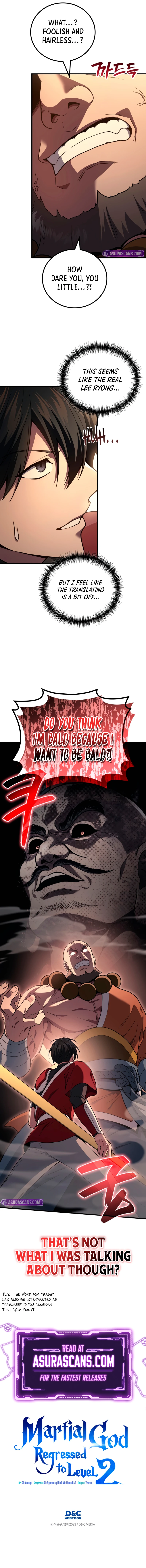 Martial God Regressed to Level 2 Chapter 109 page 11