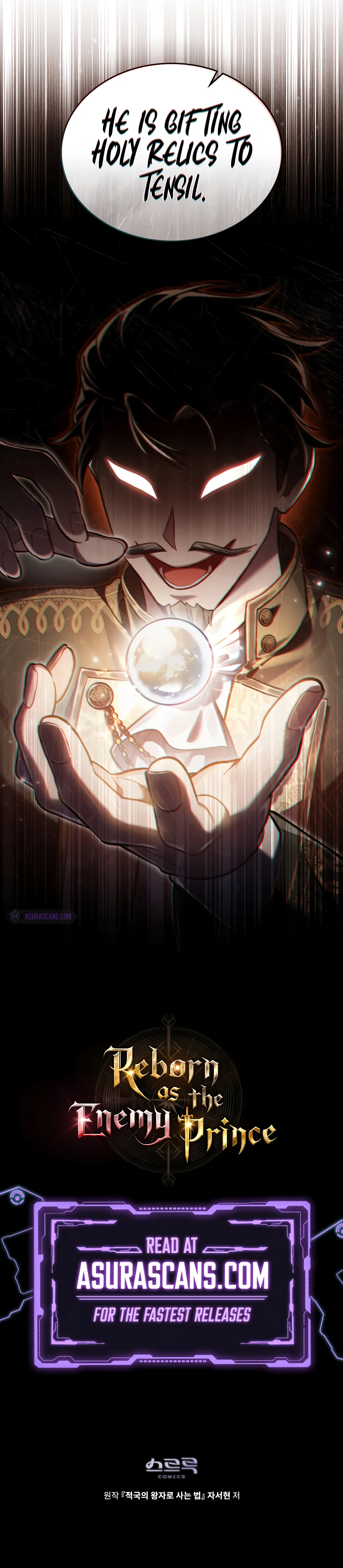 Reborn as the Enemy Prince Chapter 40 page 10