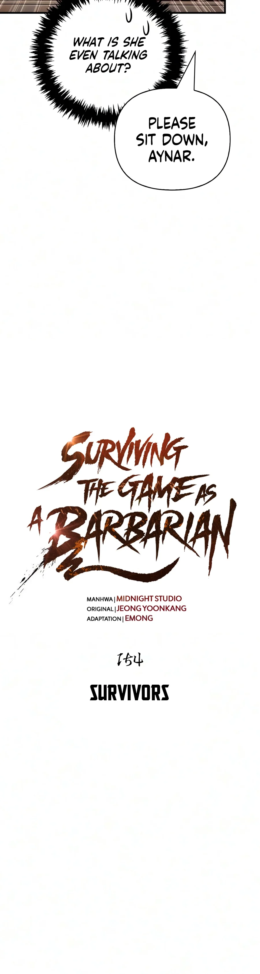 Surviving The Game as a Barbarian Chapter 154 page 3