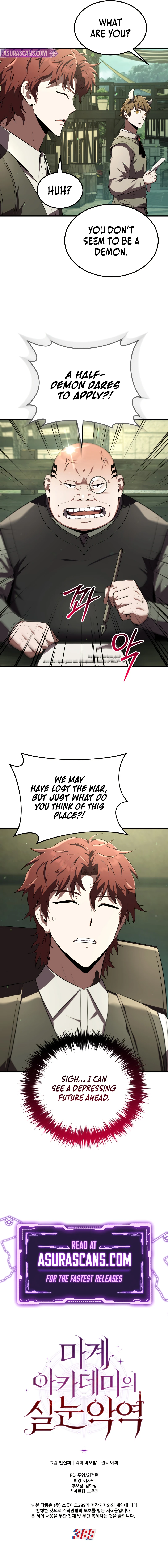 The Fox-Eyed Villain of the Demon Academy Chapter 8 page 12